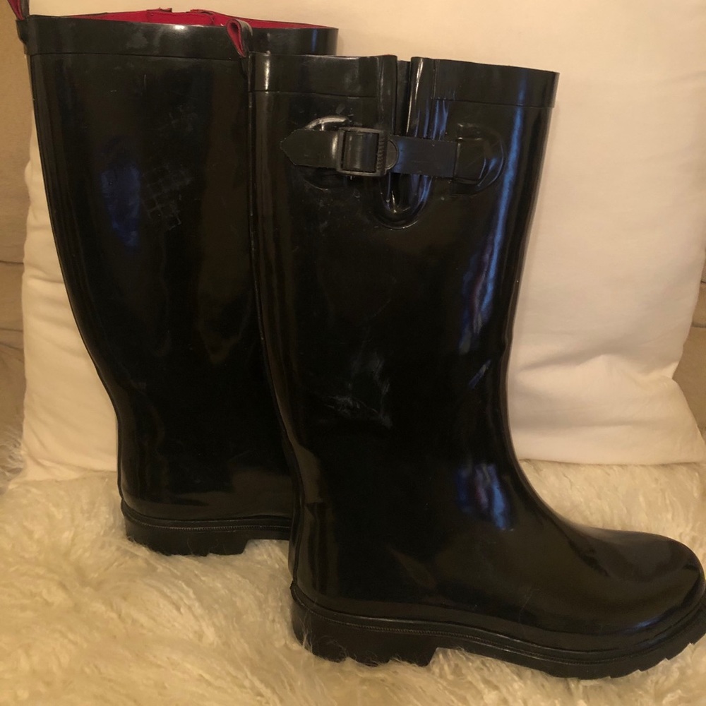 Shiny Rain Boots